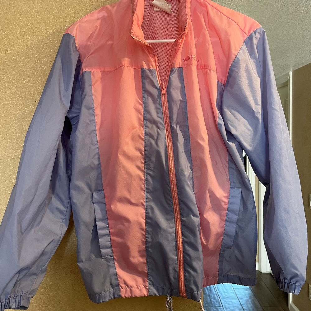 Adidas Pink and Purple Women's Jacket